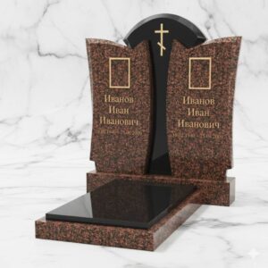 Подвійний гранітний пам'ятник