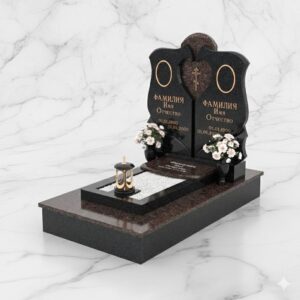 Подвійний гранітний пам'ятник