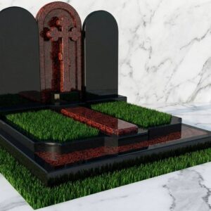 Подвійний гранітний пам'ятник